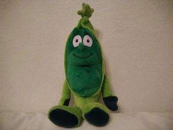 peluche légumes le petit pois