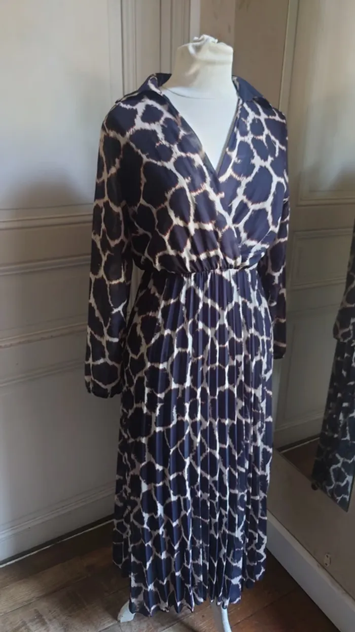 Robe longue senes imprimé léopard t U 36 38