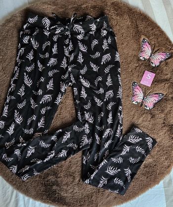 Pantalon ceintré fleuries 9th avenue taille 36