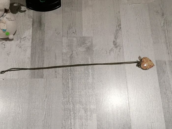 Collier sautoir cœur vintage 📿 - photo numéro 4