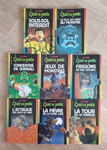 8 Livres Chair de Poule