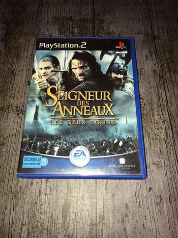 Le seigneur des anneaux: Les deux Tours jeu PS2 Complet Sony