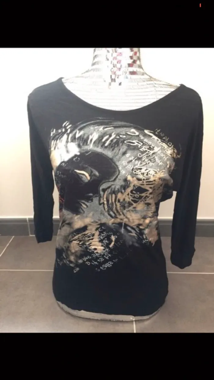 T-shirt manches 3/4