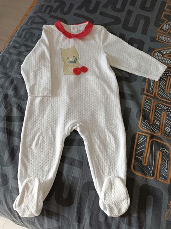 Pyjama blanc Obaibi 23 mois