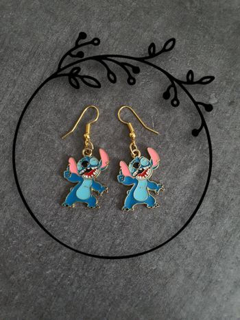 💙 boucles d'oreilles Stitch 💙