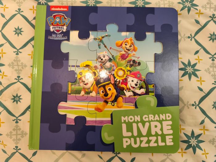 Livre puzzle Pat patrouille