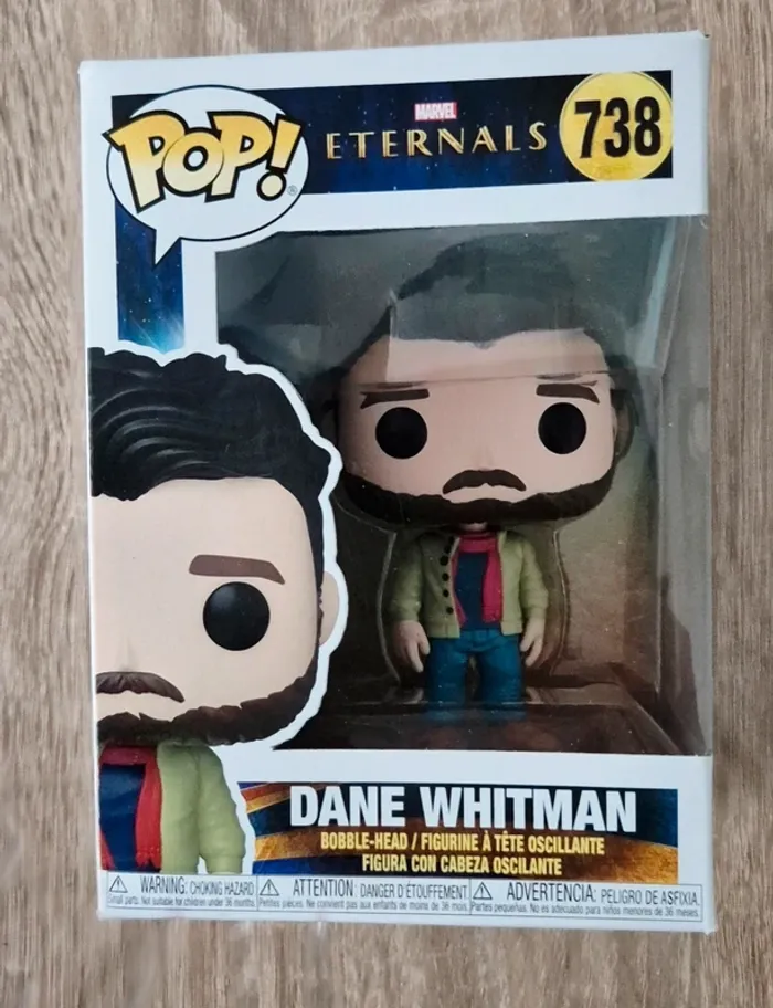 Figurine funko pop Marvel Eternals - Dane Whitman #738 - Neuf