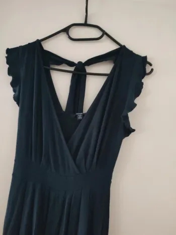 Robe longue bleue Kiabi