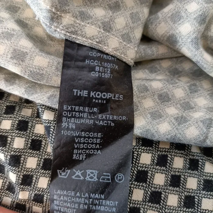 Chemise à carreaux - The Kooples - M - LE A076 - photo numéro 11