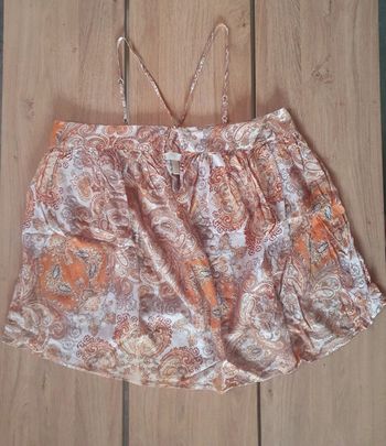 Blouse d'été imprimée bohème ethnique neuve 40/L