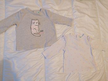 Lot 2 tee shirt manches longues