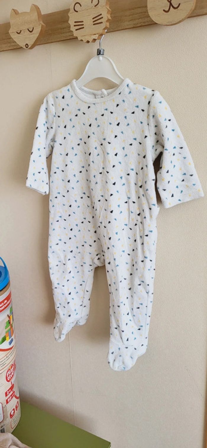 Pyjama velours 6 mois TeX