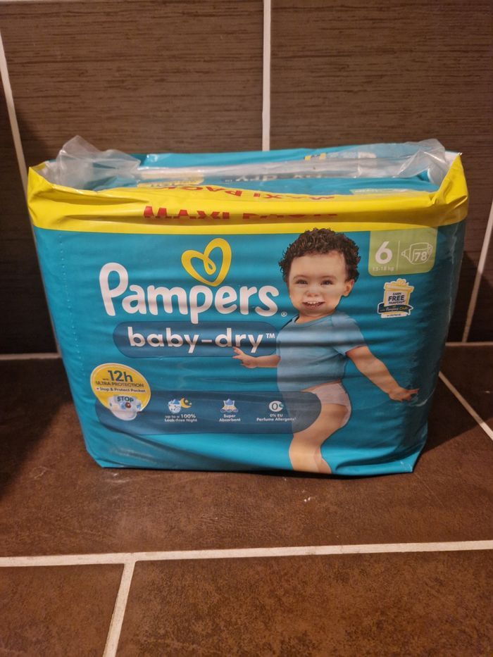 78 couches taille 6 pampers