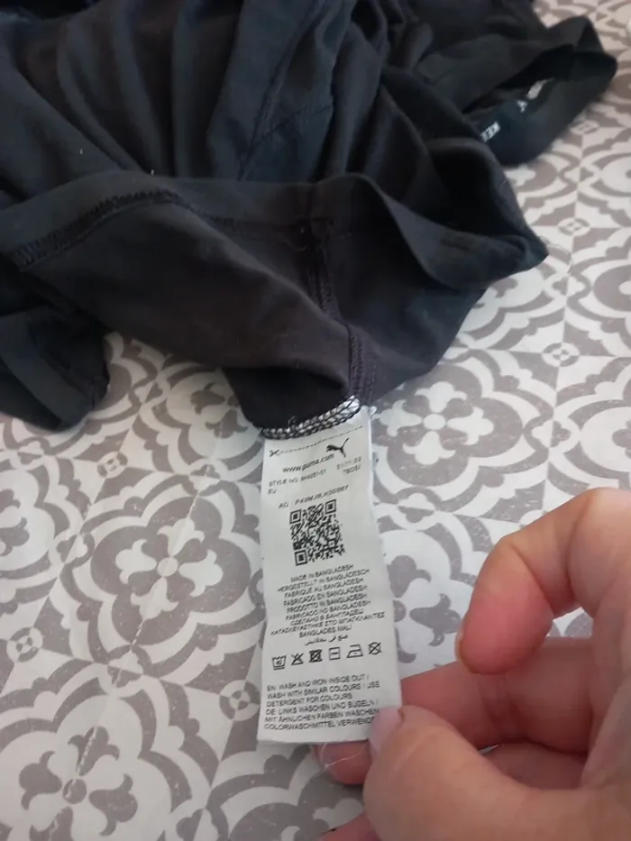 Tee-shirt shirt noir Puma taille S - photo numéro 4
