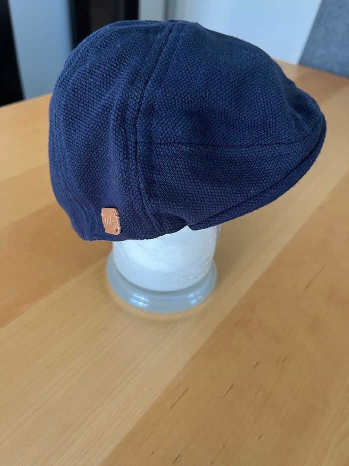 Béret bleu marine 9-12mois - photo numéro 2