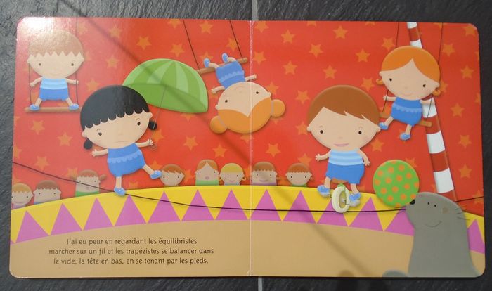 Joli livre pour enfants "J'ai vu dans le cirque" - photo numéro 5