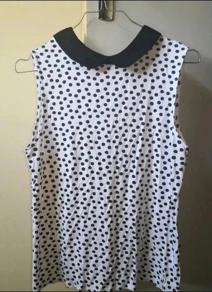 débardeur à pois