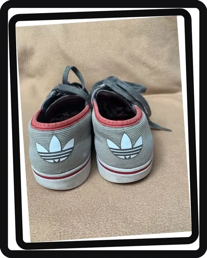 Adidas baskets homme/grand ado P/45 en toile - photo numéro 4