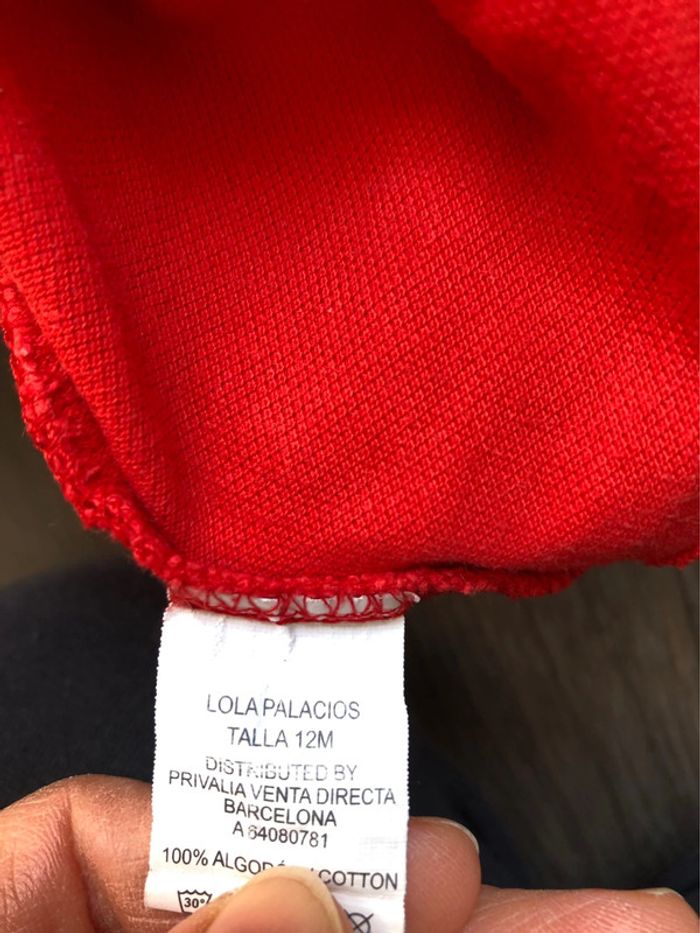 Ensemble jogging Benetton et polo Lola Palacios 12 mois - photo numéro 7