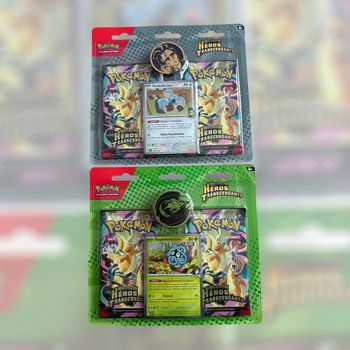 🔥 double lot duopack pokémon - héros transcendants me2.5 - 