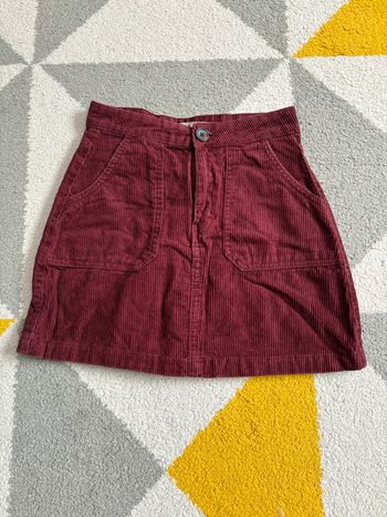 Minijupe Denim Co | Bordeaux | Taille 32
