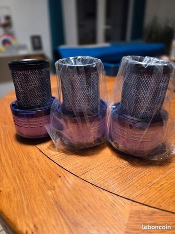 Lot de 3 filtres lavables aspirateur Dyson V12 / NEUFS
