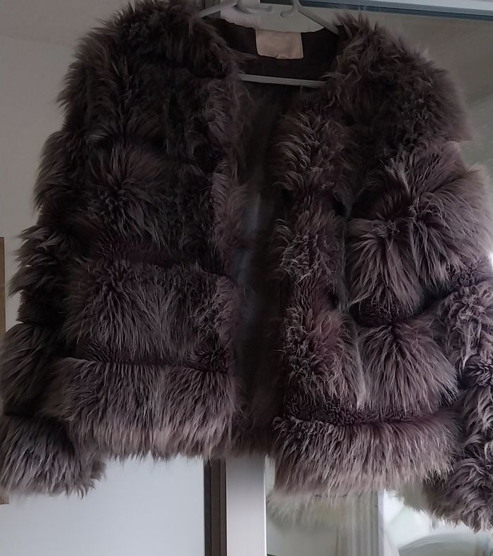 Blouson fausse fourrure