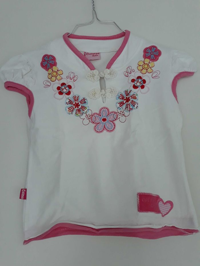 T-shirt 6 ans avec broderie chinoise