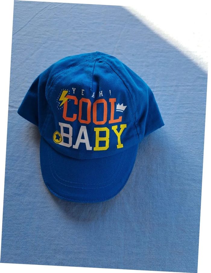 Casquette Cool baby bleu