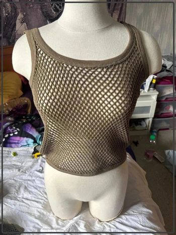 T shirt en maille transparent taille 38 neuf avec étiquette