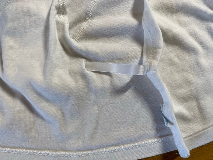 Absorba T-shirt blanc manches longues Taille 3 mois - photo numéro 3