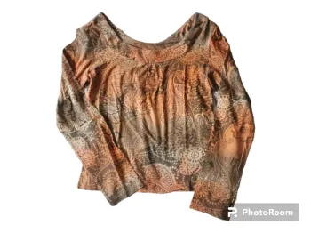 Tee-shirt bleu 123 paillettes taille 38/40