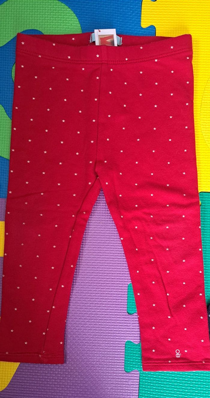 Lot 2 leggings Obaïbi 18m