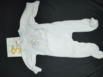 Pyjama 3 mois Winnie l'ourson bleu ciel
