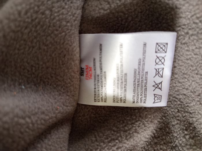 Blouson à capuche Jacadi 12 mois - Rouge - Excellent état - photo numéro 7