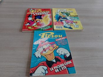 Lot de 3 Picsou magazine, n° 151 avec le cadeau, 174, 185