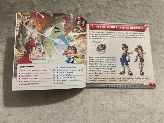 Notice Nintendo DS Pokémon Ranger Sillages de Lumière FRA - photo numéro 3