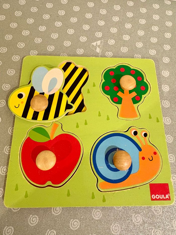 lot de 6 puzzle en bois - photo numéro 3