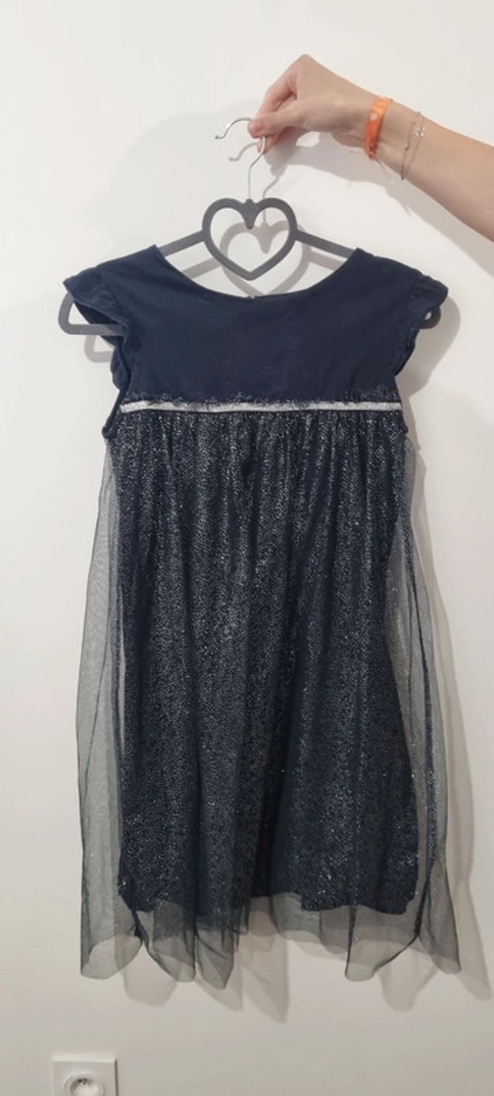 Robe marine pailletée - photo numéro 1