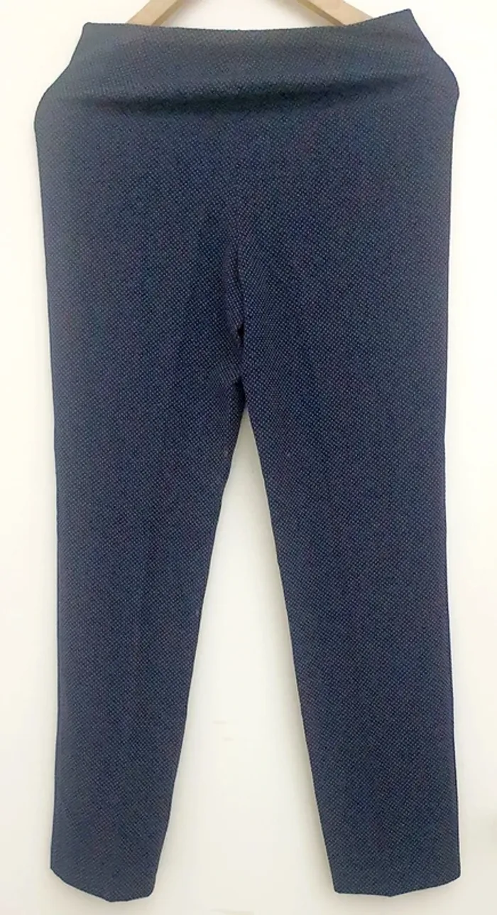 Pantalon tissu bleu Benetton - photo numéro 3