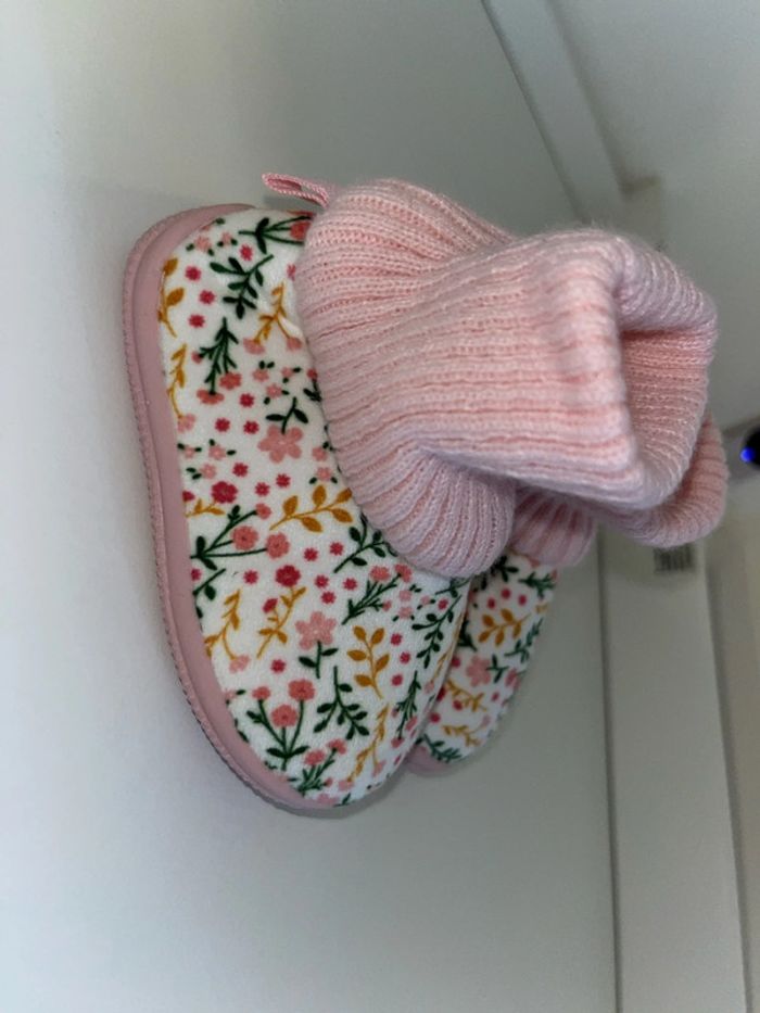 Chaussons Gemo à fleurs - photo numéro 2