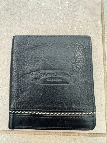 Porte monnaie noir Brice d'Alban 9,5x10,5cm