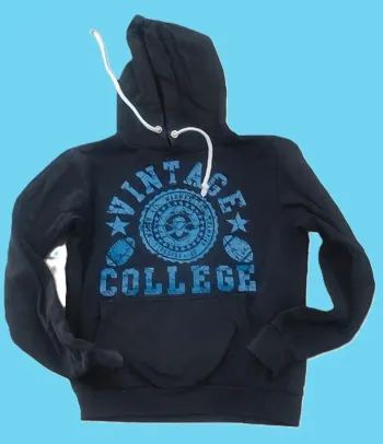 👕 Sweat à capuche Vintage College – Garçon 12 ans
