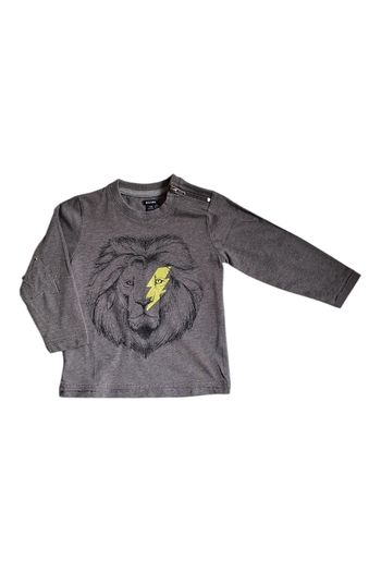 T-shirt gris manches longues – Kiabi – Taille 24 mois 🩶