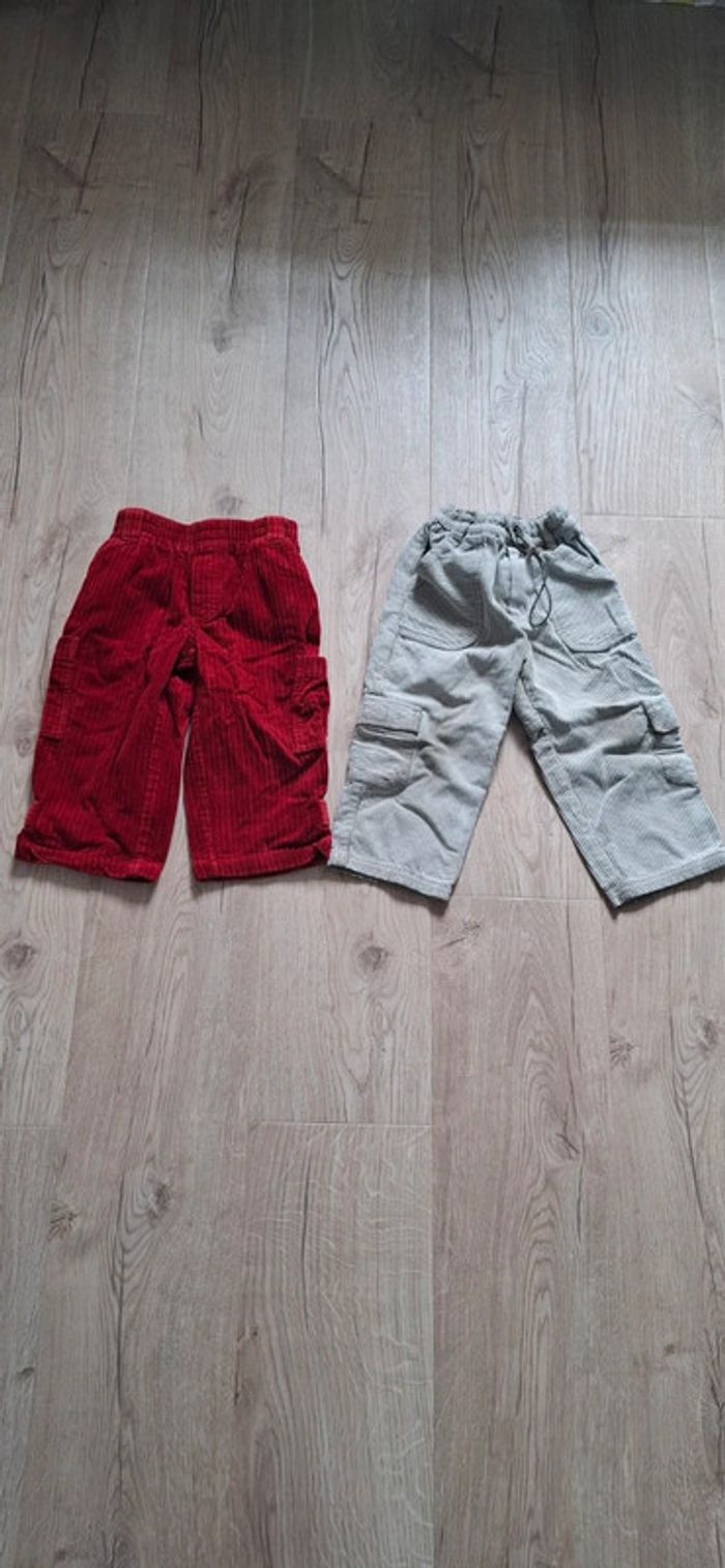 1 cargo rouge NEUF + 1BE beige offert
