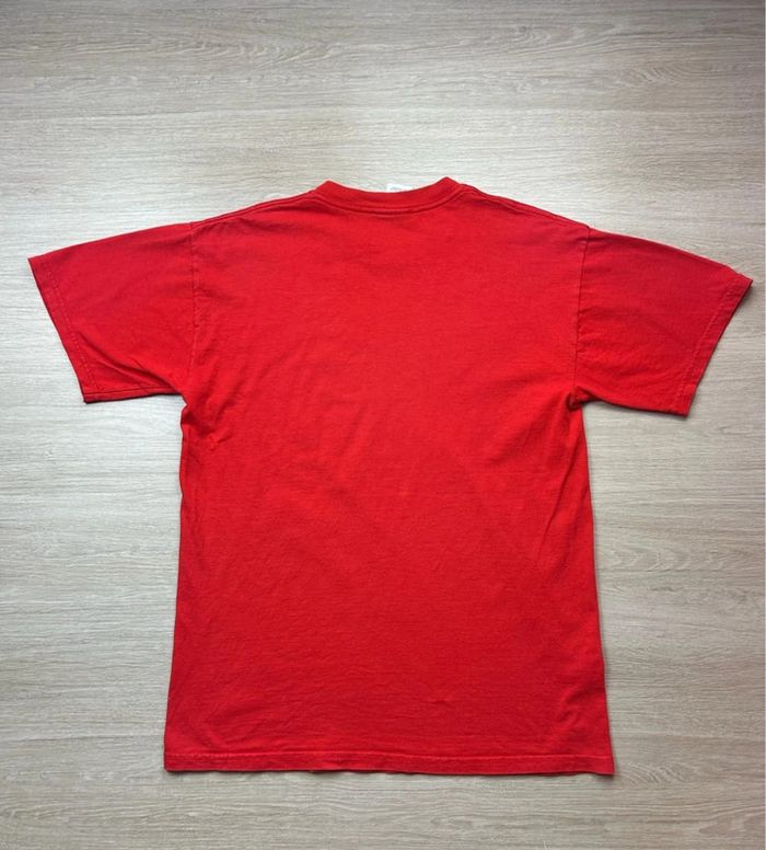T-shirt Vintage Stewart Ave. Wildcats Mascotte Rouge – Gildan Taille M - photo numéro 4