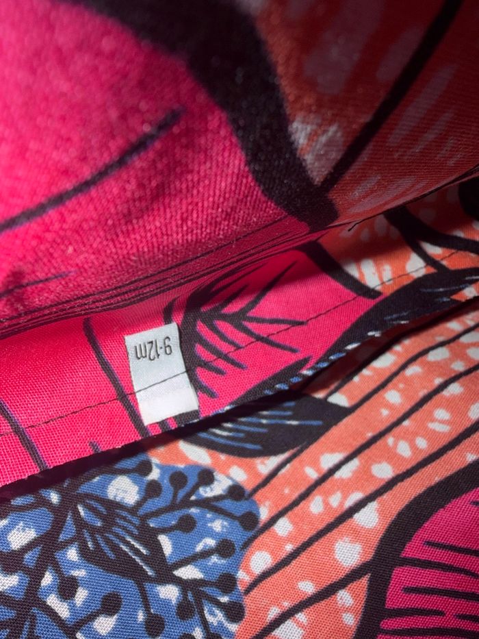 Robe en wax avec pression à l’épaule + son bandeau à nouer - photo numéro 2
