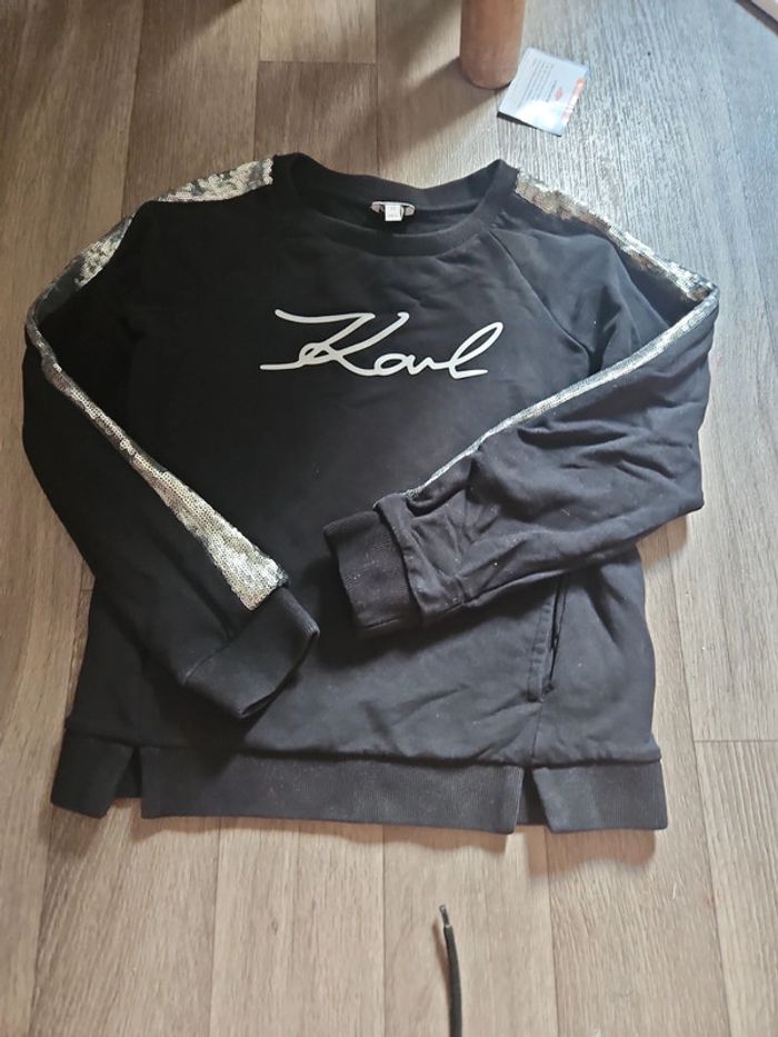 Sweat karl lagerfeld 10 ans - photo numéro 2