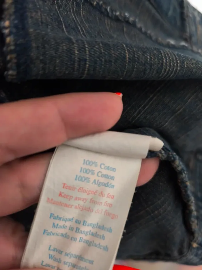 Veste en jean Okaidi - photo numéro 4