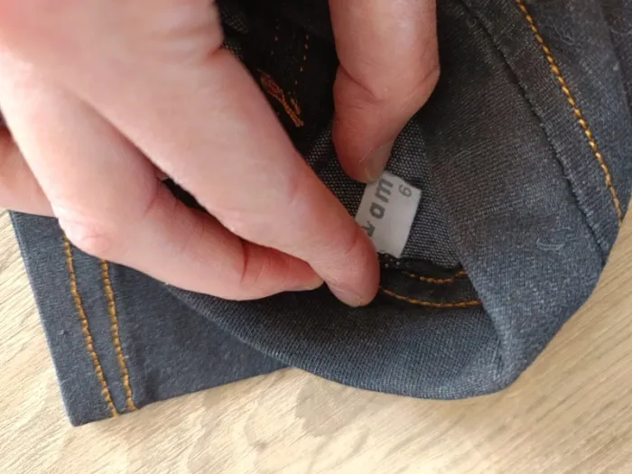 Ensemble haut t-shirt manches longues blanc Pat et Ripaton et pantalon noir bébé 6 mois - photo numéro 8